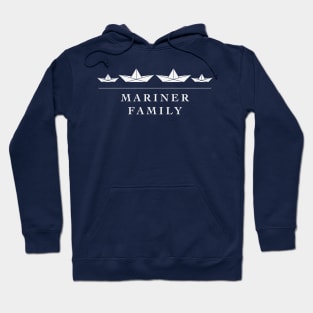 Mariner Family (Seafarer / Paper Boat / Paper Ship / White) Hoodie